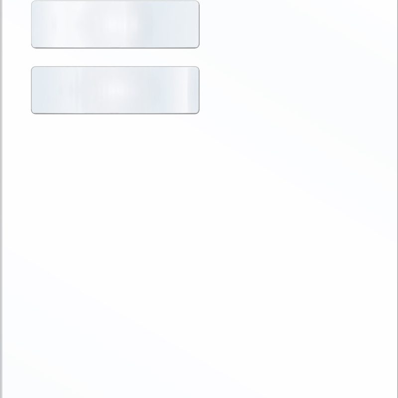 Double Window Policy Envelope - 9.5"x12.5"