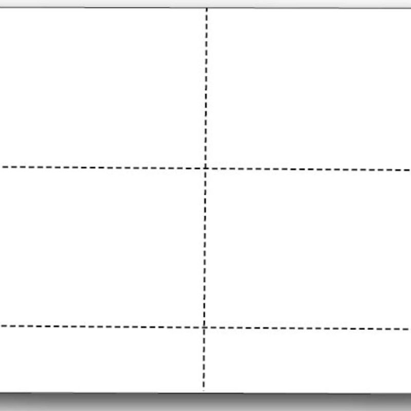 Auto ID Card - Landscape - blank