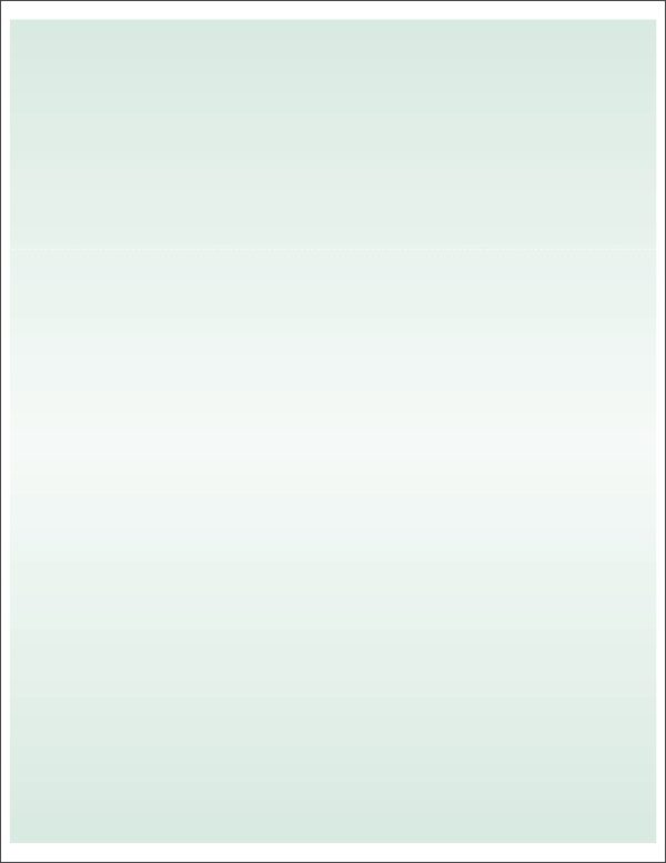 Green Invoice Paper - plain or insurance association logo